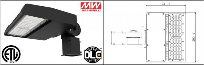 Waterdichte 130lm/Watts Geleide Parkeerplaatslichten 75w met Meanwell-Bestuurder