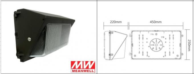 Het warme Witte Openlucht LEIDENE van 120W Muurlicht met 5 jaar garantie, leidde de Buitenverlichting van het Muurpak